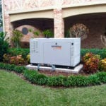 generac generator outside the house